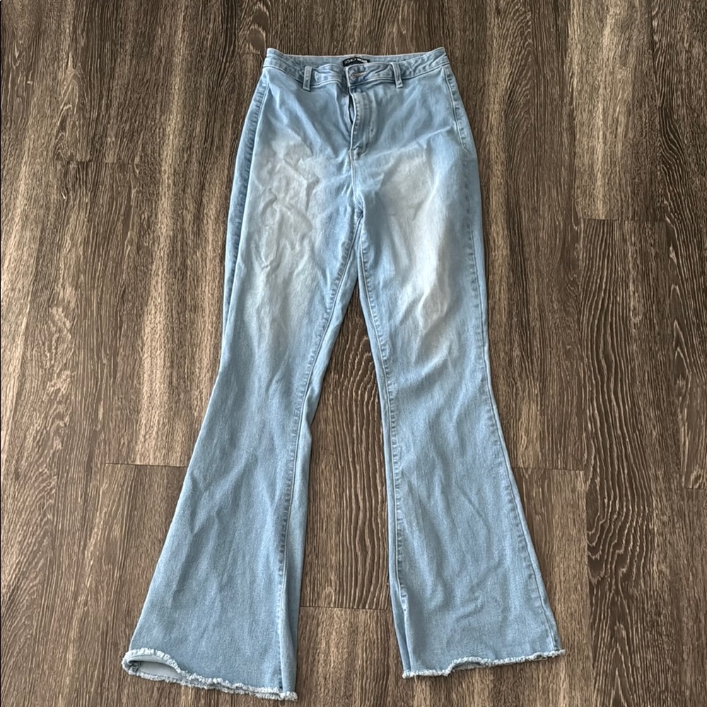 Light Blue Flared Women's Jeans
